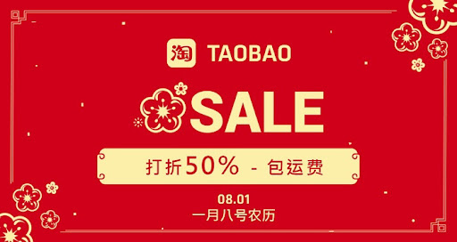 Cách săn sale trên Taobao ngày 8/1 âm lịch
