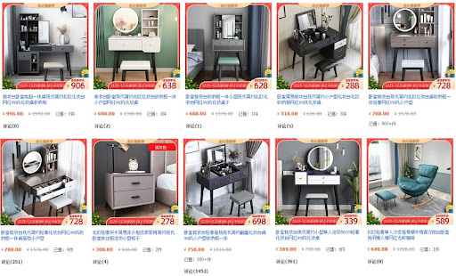 Link nhập đồ decor Trung Quốc trên Taobao