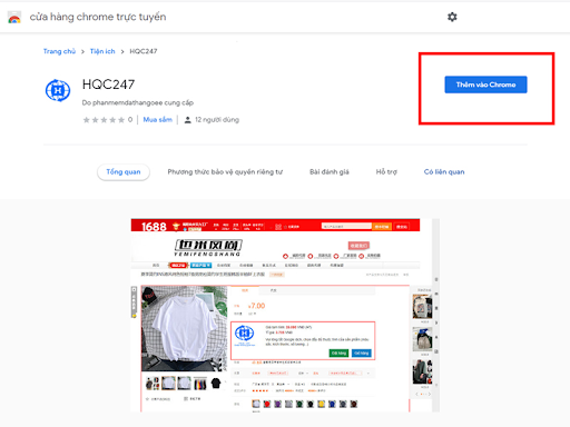 Mua hàng trên Taobao bằng Tiếng Việt với app hqc247 