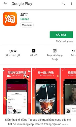 Tải app Taobao trên điện thoại Android