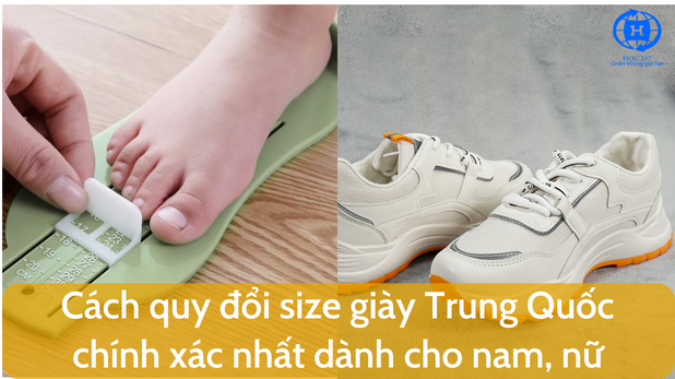 Cách quy đổi size giày Trung Quốc chính xác nhất dành cho nam, nữ